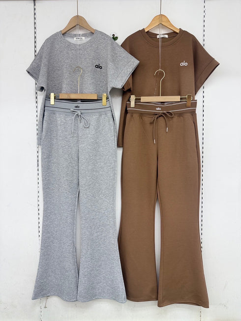 Casual Round Neck Short Sleeves Co-Ord Sets